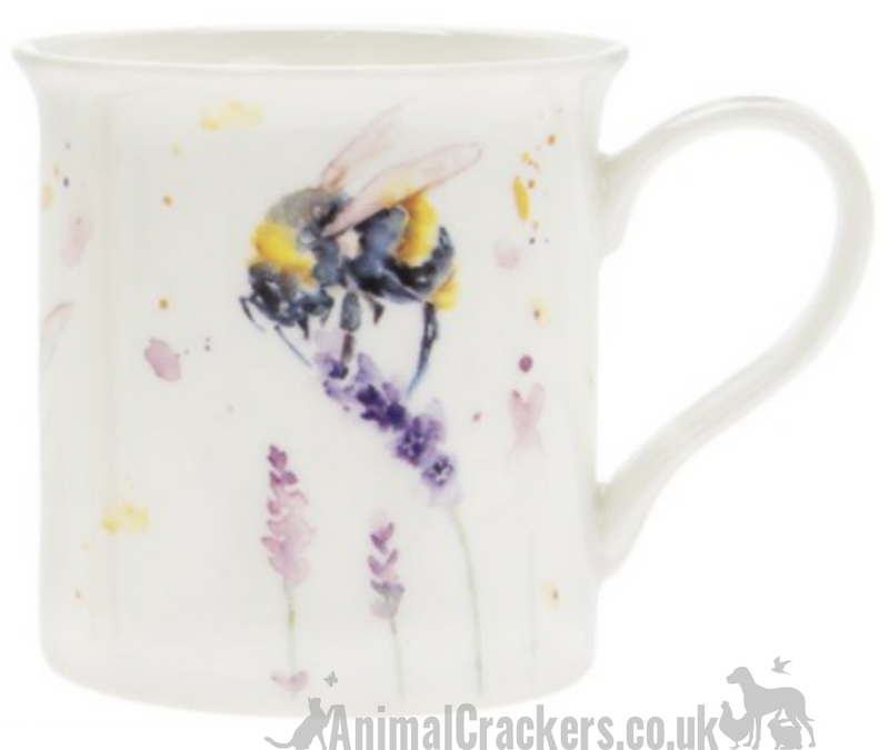 Leonardo Country Life Bees fine china Mug & Coaster set, great Bee lover gift, in quality gift box
