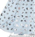 Silver foil Paw print ladies  lightweight cotton mix Scarf Sarong in choice of colours