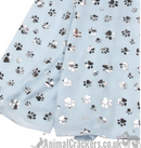 Silver foil Paw print ladies  lightweight cotton mix Scarf Sarong in choice of colours