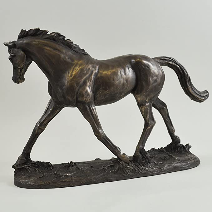 'Elegance' by Harriet Glen cold cast bronze horse figurine sculpture