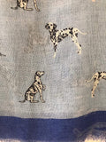 Ladies lightweight Dalmatian design Scarf Sarong in choice of colours, great Dog lover gift and stocking filler!