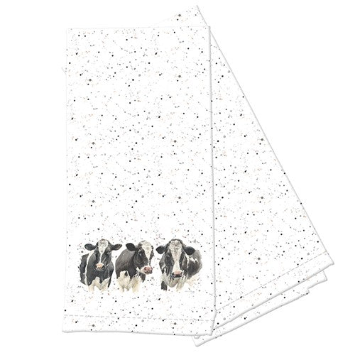 Bree Merryn 'Not Amoosed' Tea Towel, quality organic cotton