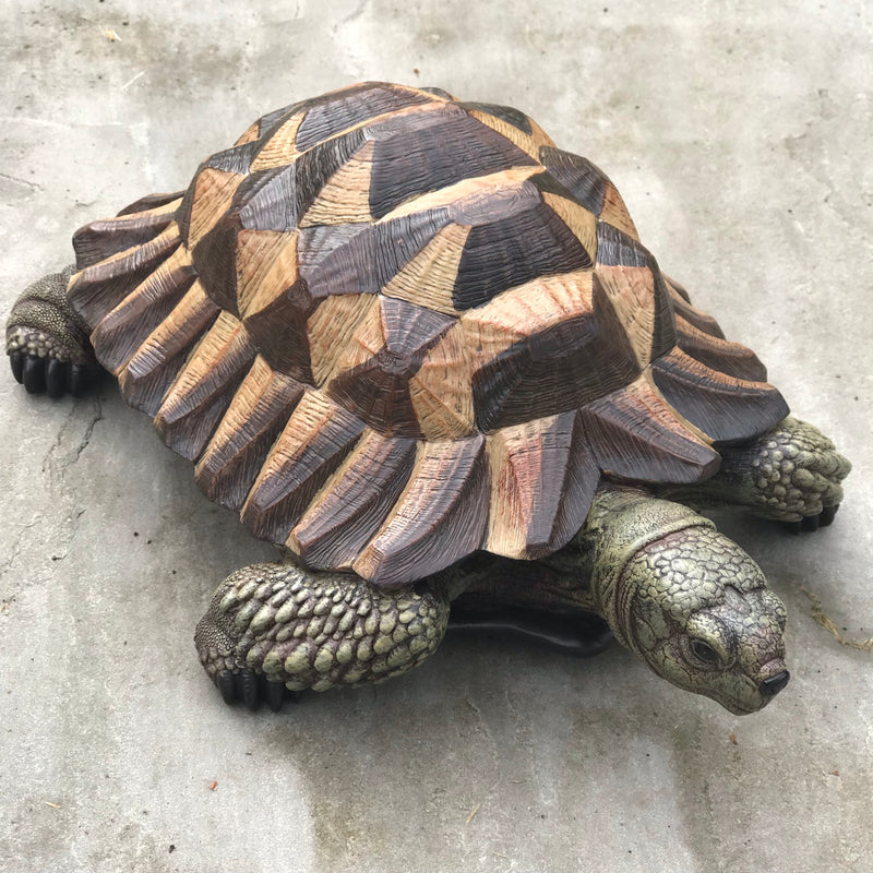 Vivid Arts large (32cm) heavy weight extremely realistic Tortoise, indoor or garden ornament