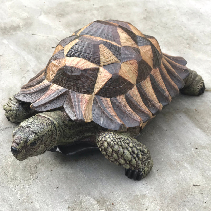 Vivid Arts large (32cm) heavy weight extremely realistic Tortoise, indoor or garden ornament