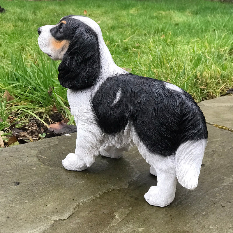 Large (31cm) Cavalier King Charles Spaniel figurine, heavy weight,  home or garden decoration