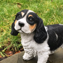 Large (31cm) Cavalier King Charles Spaniel figurine, heavy weight,  home or garden decoration