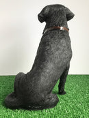 Black Labrador 18cm ornament figurine quality lifelike Leonardo range Gift boxed