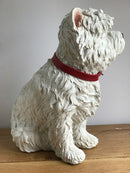 Extra large 23cm West Highland Terrier Westie figurine, quality ornament from Leonardo