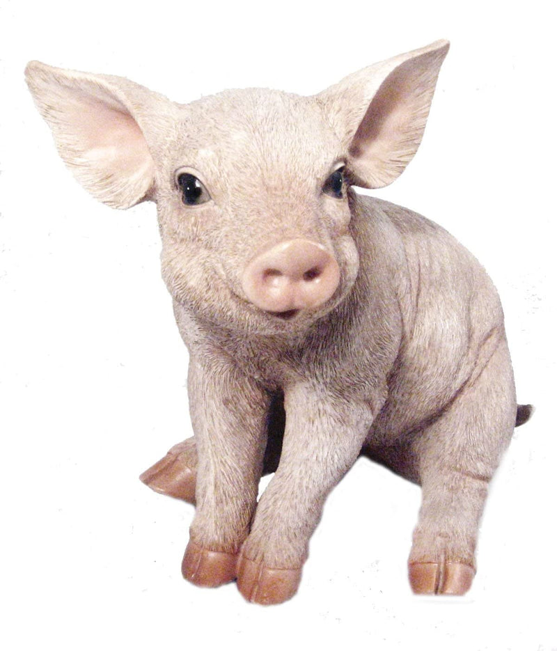 Realistic sitting Piglet figurine from Vivid Arts, Pig lover gift