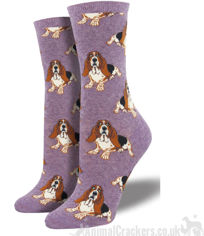 Women's Socksmith Hound Dog design socks, one size, quality fabric