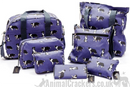Blue BORDER COLLIE Cosmetic makeup bag in choice of two sizes, great Sheepdog lover gift
