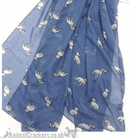 English Bull Terrier Blue or Grey Scarf Sarong dog lover gift stocking filler