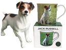 Jack Russell ORNAMENT AND MUG set quality lifelike Leonardo figurine & china mug