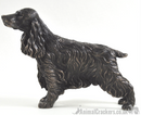 Cold Cast Bronze standing Cocker Spaniel ornament figurine