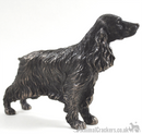 Cold Cast Bronze standing Cocker Spaniel ornament figurine