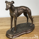 Single Greyhound figurine in Cold Cast Bronze, from Beauchamp Bronze