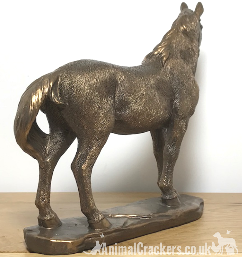 Horse Pony ornament sculpture figurine, quality Leonardo Bronzed  Reflections, gift boxed