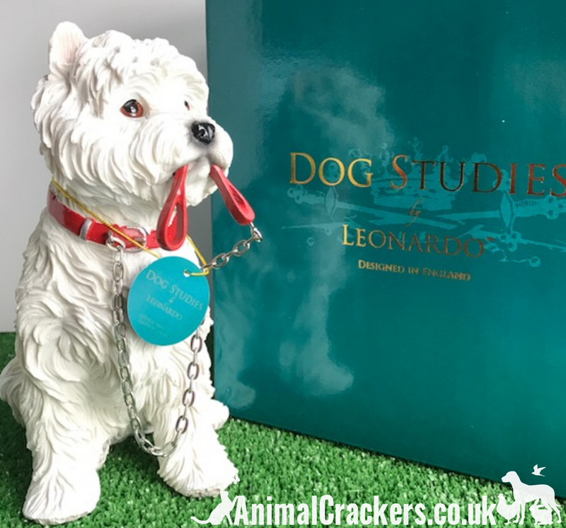 West Highland Terrier Westie ornament quality Leonardo Walkies figurine, boxed
