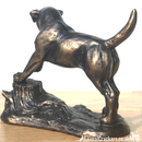 Bronze effect Jack Russell Terrier ornament figurine designed by Harriet Glen, Dog Lover Gift