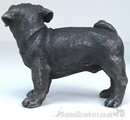 Cold Cast Bronze Pug quality heavy sculpture ornament figurine statue gift boxed