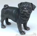 Cold Cast Bronze Pug quality heavy sculpture ornament figurine statue gift boxed