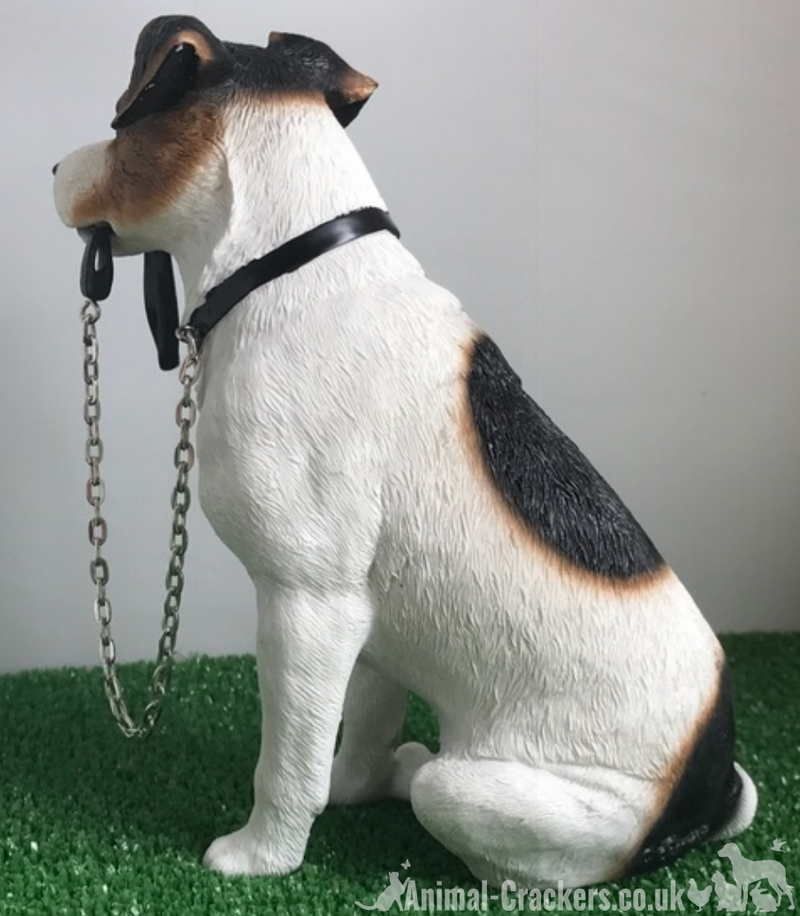 Large 16cm Jack Russell ornament figurine quality lifelike Leonardo. Gift boxed