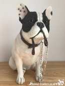 French Bulldog Frenchie ornament lifelike Leonardo figurine, 18cm. Gift boxed