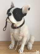 French Bulldog Frenchie ornament lifelike Leonardo figurine, 18cm. Gift boxed