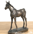 Adorable Foal ornament in Cold cast Bronze by David Geenty, quality horse lover gift