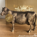 Cow ornament figurine quality Leonardo Bronzed range, dairy farmer gift, boxed