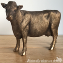 Cow ornament figurine quality Leonardo Bronzed range, dairy farmer gift, boxed