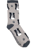 Ladies Border Collie socks One Size quality cotton mix Sheep Dog lover gift
