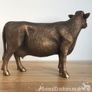 Cow ornament figurine quality Leonardo Bronzed range, dairy farmer gift, boxed