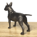 Cold cast bronze English Bull Terrier sculpture ornament, lovely quality Dog lover gift
