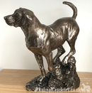 Labrador sculpture designed by David Geenty in heavy weight Cold Cast Bronze