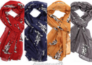 Ladies lightweight Dairy Cow design Scarf Sarong in choice of colours, great Farmer or Frisian Cow lover gift and stocking filler!