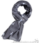 English Bull Terrier Blue or Grey Scarf Sarong dog lover gift stocking filler