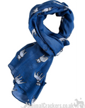 English Bull Terrier Blue or Grey Scarf Sarong dog lover gift stocking filler