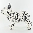 Pomme Pidou 'Jack' the French Bulldog ceramic money box, Black & White in a choice of 3 designs
