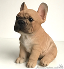 Vivid Arts 'Pet Pals' Golden French Bulldog Puppy ornament, Frenchie lover gift, in presentation gift box
