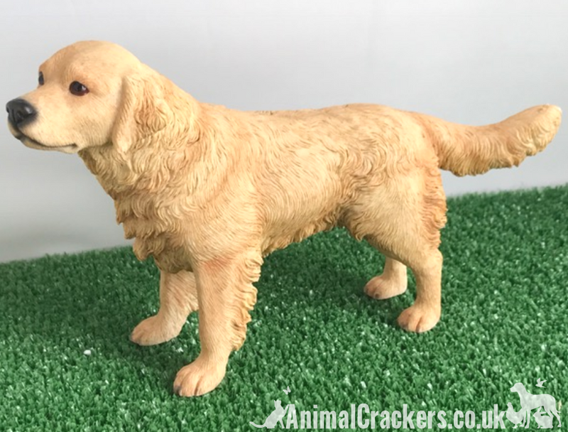 Golden Retriever figurine ornament quality realistic Leonardo range. Gift boxed.