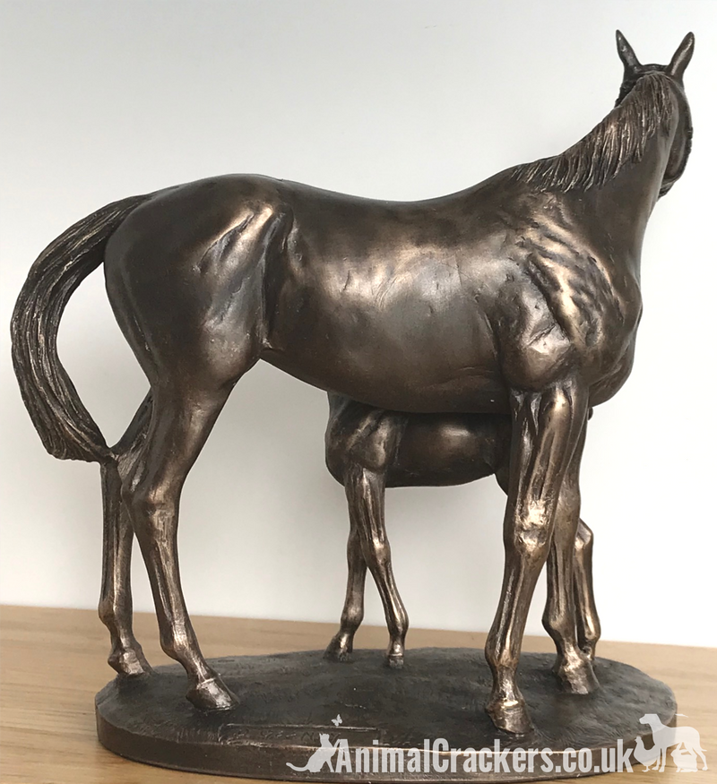 Mare & Foal ornament in Cold Cast Bronze, by David Geenty