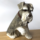 Extra large 24cm Schnauzer figurine by Leonardo, gift boxed