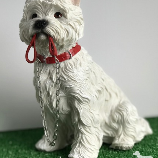 West Highland Terrier Westie ornament quality Leonardo Walkies figurin
