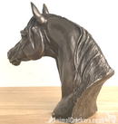 Arab Horse Head bust in Cold Cast Bronze by Harriet Glen, fabulous horse lover sculpture