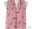 German Shepherd print cotton mix ladies Scarf Sarong Alsatian dog lover gift