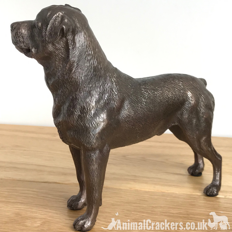 Beauchamp Bronze Rottweiler sculpture ornament figurine statue collectable gift