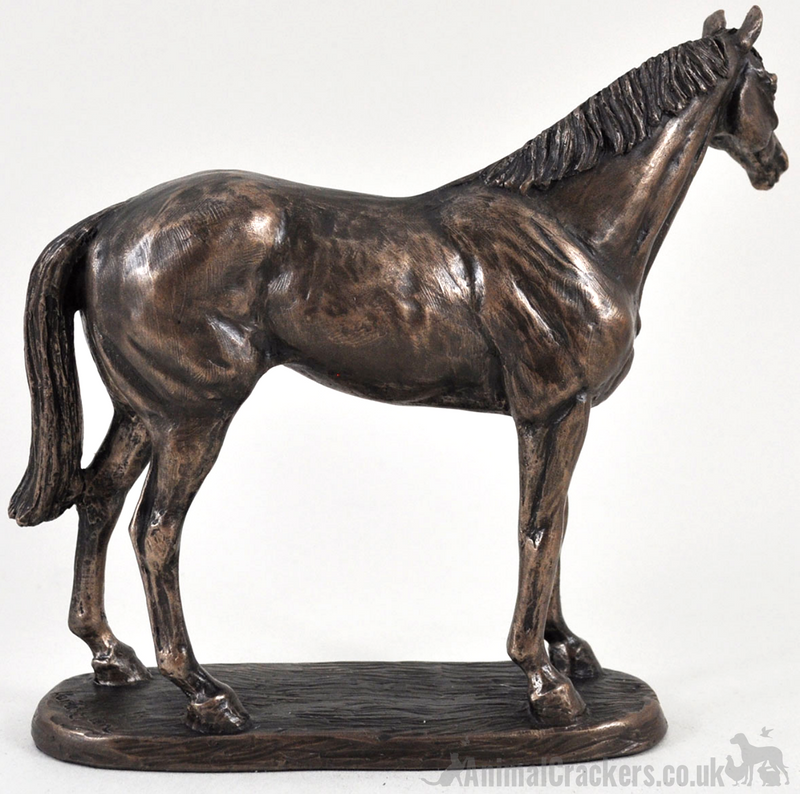 'Ascot Andy' by Harriet Glen bronze racehorse ornament horse figurine sculpture