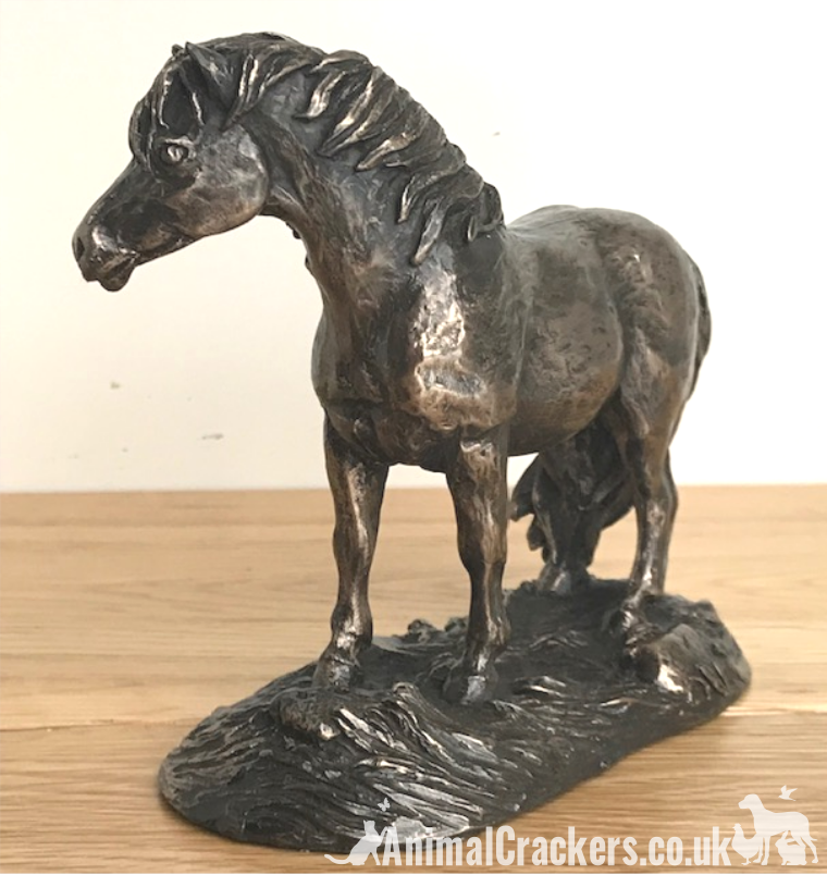 Shetland Pony ornament figurine by Harriet Glen in Cold Cast Bronze, fabulous horse lover gift