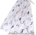 Lovely quality ladies lightweight Greyhound print scarf sarong in a choice of colours
